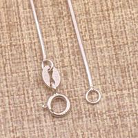 S925 chaîne en argent Sterling croix/vague d'eau/boîte/serpent/graine/chopin/gypsophile lien placage de rhodium italie bijoux pour collier bricolage
