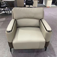Canapé de bureau moderne et réglable de style européen, Chesterfield italien trois places, structure en acier inoxydable, tissu pour appartement et maison