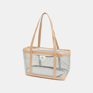 Büyük Kapasiteli Taşınabilir Evcil Hayvan Taşıyıcıları Seyahat Ürünleri Havayolu Onaylı Evcil Hayvan Taşıyıcısı Evcil Hayvan Askılı Taşıyıcı Nefes Alabilen File Üst Pencere - Product Image 2