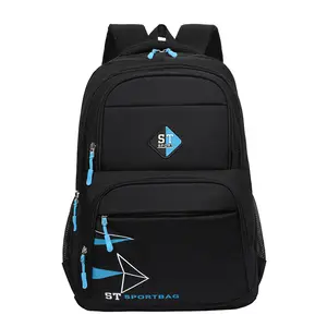 Mode Brief Afdrukken Sport Rugzak Pvc Materiaal Middelbare Schooltas Grote Capaciteit Belasting Reductie Computertas