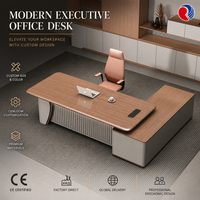 Bureau de PDG pour bureau gouvernemental, table de direction moderne, table officielle