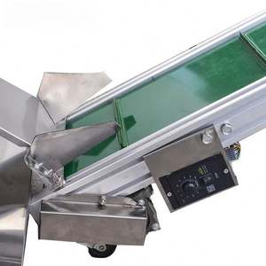 Système de convoyage automatique compact en nylon flexible pour poudres et granulés, avec trémie à bande transporteuse pour emballage alimentaire en PVC et caoutchouc - Product Image 3