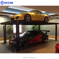 Plateforme élévatrice à ciseaux électro-hydraulique à haute capacité de charge pour le stationnement des voitures, certifiée CE, installation facile