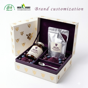 Poudre <span class=keywords><strong>d</strong></span>'açaï biologique lyophilisée, superaliment, approvisionnement en vrac pour les smoothies, les boissons et les compléments alimentaires - Product Image 5