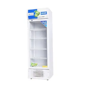 Оптовая продажа, 280L белый коммерческий OEM дисплей для хранения пива, холодильник для супермаркета, холодильник