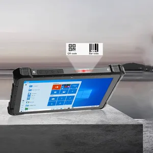 Painel robusto portátil industrial de 10 polegadas para computador, tablet Android de alto brilho à prova d'água para uso ao ar livre e reconhecimento de impressão digital