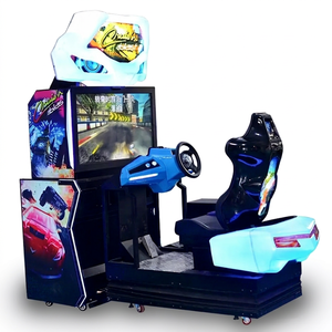 Kit de Cabina de Simulador de Carreras Outrun con Movimiento Completo, Estructura Metálica, 110/220V para Uso Multijugador YuLe CRUISIN BLAST 12 Meses - Product Image 1