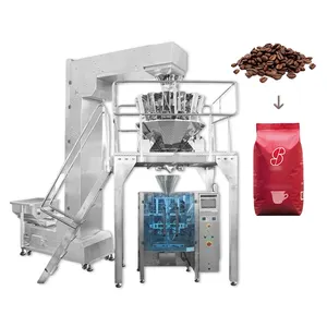 Sac à soufflet entièrement automatique standup poche Graines Grain café grains légumineuses machine d'emballage
