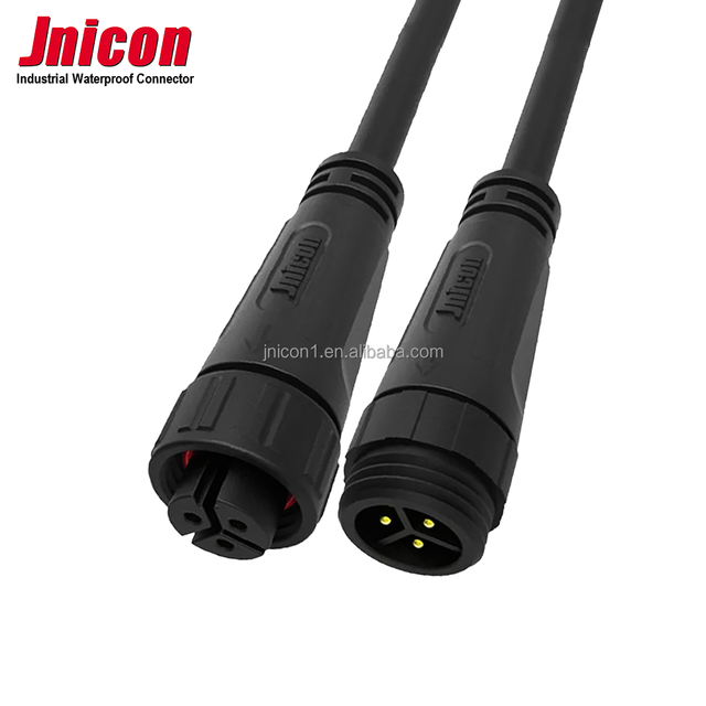 Jnicon M16 Male Female Plugs M16 2 3 4 5 6 7 8  12 Pin Waterproof IP68 Cable Connector