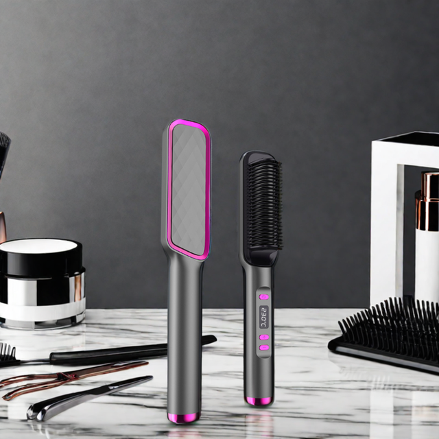 Moisturizing and Protecting Hair Straightener Comb Single-Use Tool for Straightening Hair Brush
