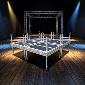 Uneven Ground Aluminum Non-Slip Surface Outdoor <b>Stage</b> Custom Portable <b>Stage</b> System Event <b>Platform</b> - Product Image 1