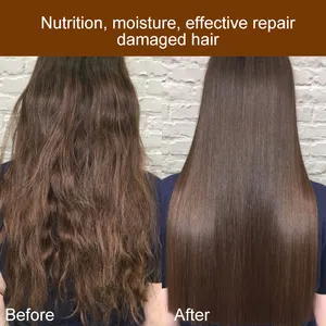 Máscara de cuidados com o gengibre 100% natural pura, condicionador anti-queda de cabelo, máscara coreana de colágeno para cabelos