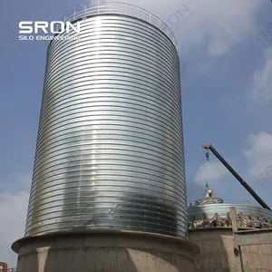 Kapasitas penyimpanan lebar rentang 1000 Ton ~ 10000 Ton semen Silo penyimpanan abu terbang Silo untuk dijual dengan harga pabrik