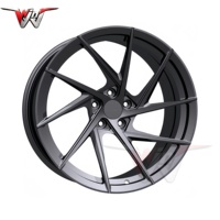 Rines Monobloque Forjados Personalizados de 18 19 20 21 22 Pulgadas 5*114.3 con Diseño de Rayos Afilados y Cóncavos Profundos para Audi A4 A5 A6 Volkswagen Toyota