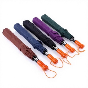 Cross-border Wholesale Super Large Semi-Automatic Classic Pongee Open <b>Umbrella</b> Promotional Folding Business Advertising Golf - Product Image 1
