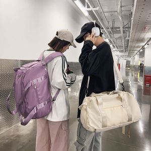 Wholesale Custom Foldable <b>Sport</b> Gym <b>Bag</b> Waterproof Polyester Zipper Duffel <b>for</b> Women/<b>Men</b> Portable Travel <b>Bags</b> - Product Image 6
