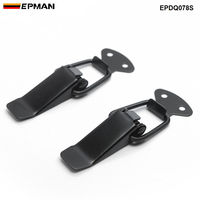 EPMAN pour JDM Sport, attaches à bascule verrouillables, attaches à dégagement rapide, pare-chocs de voiture, coffre, garde-boue, trappe, clip de fixation EPDQ078S