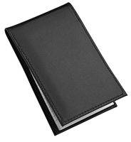 Porte-bloc-notes multifonction en cuir fait main, blocs-notes 3x5, carnet de poche rechargeable, style bureau pour le droit