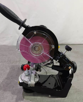 Affûteuse de chaîne électrique 230V 110V Professionnelle, Meuleuse de chaîne réglable multi-angles, Affûteuse de chaîne de banc 230W 3000RPM