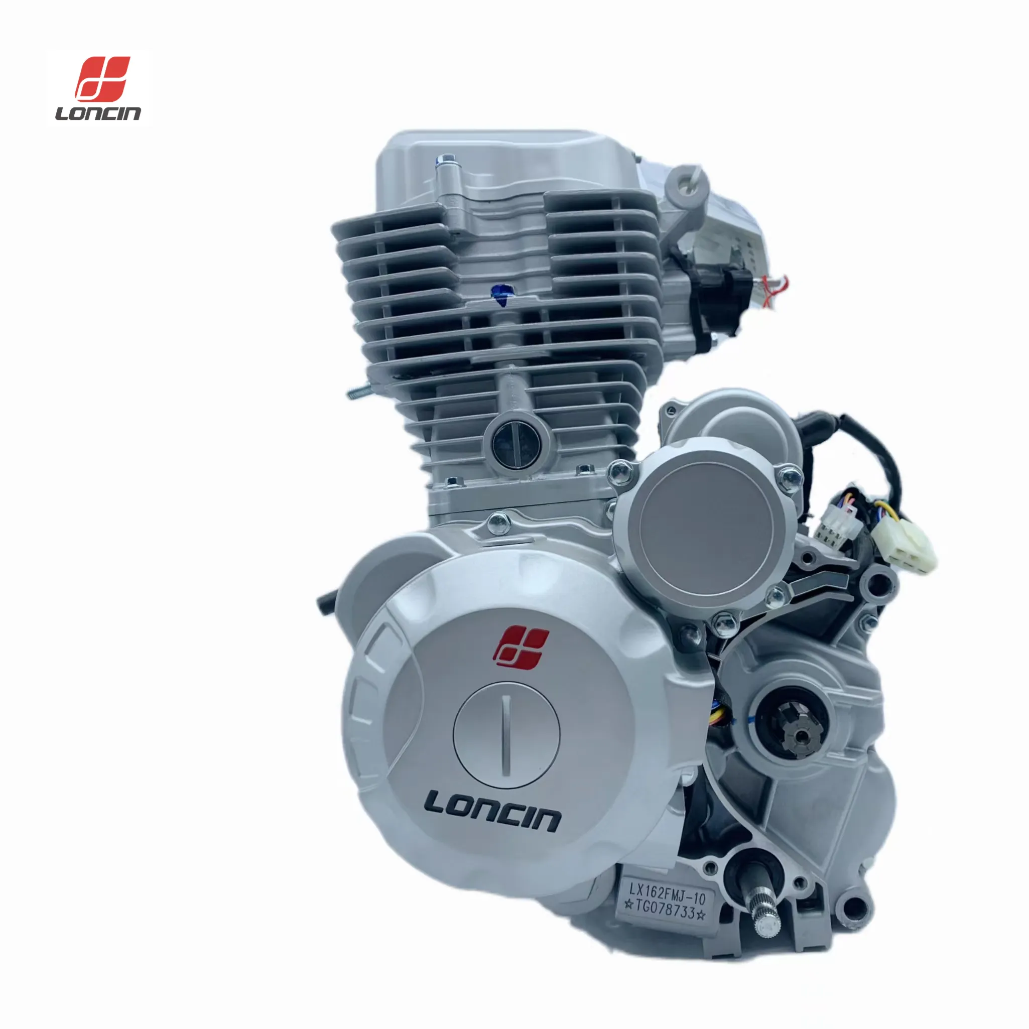 Gasoline Motorcycle Loncin CG125 Engine Assembly Air Cooling Tricycle Spare Parts 4-Stroke Single Cylinder Electrical Kick Start