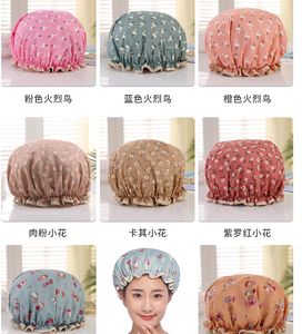Bonnets <span class=keywords><strong>de</strong></span> douche licorne, chapeau <span class=keywords><strong>de</strong></span> <span class=keywords><strong>bain</strong></span> double couche pour femmes pour couvrir <span class=keywords><strong>les</strong></span> <span class=keywords><strong>cheveux</strong></span> longs et épais, <span class=keywords><strong>bonnet</strong></span> imperméable réutilisable - Product Image 6
