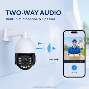 Cámara PTZ de 4.5 Pulgadas POE 4K/8MP con Visión Nocturna a Todo Color, IP66 Impermeable, Seguimiento Humano por IA, Detección de Vehículos, Audio Bidireccional, <span class=keywords><strong>ICSee</strong></span> - Product Image 5