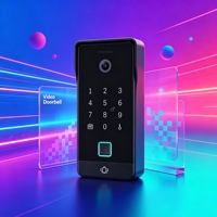 Interphone vidéo intelligent Hiwink pour maison connectée, grand angle 148°, caméra de sonnette filaire PoE résistante à l'eau, contrôle à distance par application, carte SD