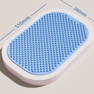 Bantalan pijat akupuntur titik tekanan alat refleksi kaki Oval silikon dua sisi alas pijat kaki - Product Image 6