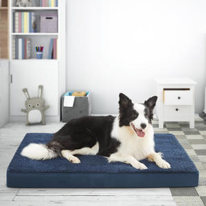 OEM & ODM impermeable lavable ortopédico de alta resistencia extra grande XL XXL cama de espuma de memoria para perros grandes - Product Image 1