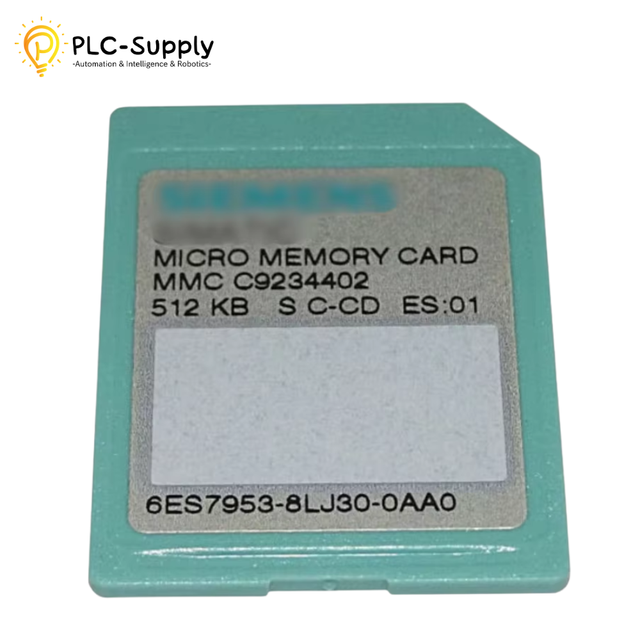 Micro Memory Card MMC 6ES7953-8LJ30-0AA0 512KB Compatible With S7-300 C7 ET 200 PLC High Performance for Industrial Automation