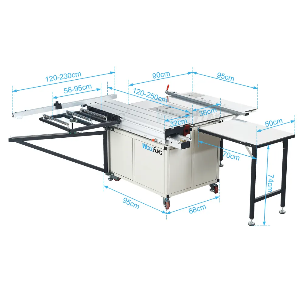 WOODFUNGファクトリーテーブルソー木材切断機ミニスライディングウッドルーターテーブルソー価格