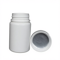 Flacon en plastique HDPE solide de 80 ml pour pilules, capsules, comprimés, bouchon anti-enfants, forme cylindrique, fabricant en gros