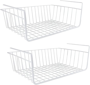 SAFA INTERNATIONAL <b>Gold</b> Wire Stainless Steel <b>Storage</b> <b>Basket</b> Polygon Shape Handle Minimalist Multifunction Kitchen Organizer - Product Image 1