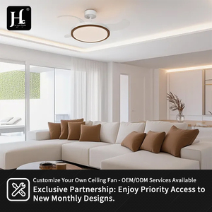 Ventilateur de plafond LED invisible rétractable de haute qualité, personnalisable, pour l'intérieur, 42W, 42 pouces, ABS, 4 pales, avec télécommande - Product Image 6