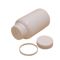 Bouteilles en PE blanches anti-effraction en gros de 20 ml, 40 ml, 100 ml, paquets de capsules vides avec bouchons à vis.