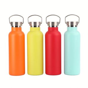 Bouteille d'eau sport à large ouverture de style américain en acier inoxydable 304, double paroi isolée sous vide, isolation thermique de 6 à 12 heures - Product Image 4