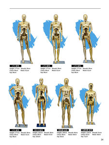 Shinny Gold Chrome Manequin Zilveren Gouden Maniquies Display Kleding Winkel Vrouwen <span class=keywords><strong>Full</strong></span> <span class=keywords><strong>Body</strong></span> Glasvezel Mannequins Vrouwelijke - Product Image 6