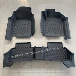 Tapis de sol de voiture antidérapants en TPE 5D personnalisables, ajustement parfait pour <span class=keywords><strong>Toyota</strong></span> pour Honda Civic 2016, modèle conduite à droite et à gauche - Product Image 2