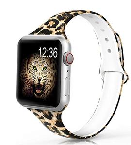 Léopard <span class=keywords><strong>Bracelet</strong></span> de Montre Pour <span class=keywords><strong>Apple</strong></span> Montre 38/40/42/44mm pour hommes et femmes sport <span class=keywords><strong>bracelet</strong></span> interchangeable pour iWatch 5-1 - Product Image 1