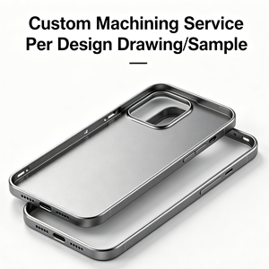 Pièces de cadre de téléphone portable en acier inoxydable et aluminium usinées CNC sur mesure de précision OEM avec brochage - Product Image 1