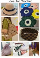 Vente en gros de cordon en polyester de 250 g pour travaux manuels, crochet, macramé, pour tentures murales, sacs, chaussures, chapeaux, tapis