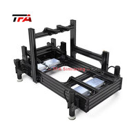 extrusión de aluminio industrial, marco negro y rojo para Simulador de plataforma de carreras Sim, 40x40, luminum Factory 4080