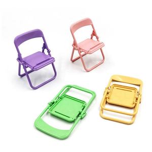Cute Small Chair Mobile Phone <b>Stand</b> Creative Desktop Live Watch <b>Tv</b> Lazy Chasing Smartphone Foldable Mobile Holder - Product Image 2