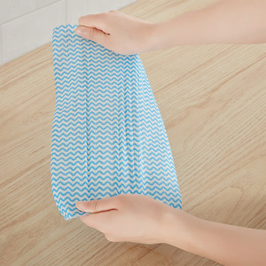 Disposable Wet Dry Dual Use Printed Thickened Oil Proof Dishcloth Non Woven Kitchen Water Absorbing Cloth - Product Image 2
