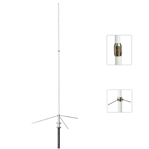 Antenne de communication Triband HF UHF VHF, antenne omnidirectionnelle en fibre de verre, antenne de station de base - Product Image 1