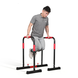 Supports de trempage en acier robuste Rising Fitness, station multifonctionnelle à hauteur réglable avec barres parallèles - Product Image 3