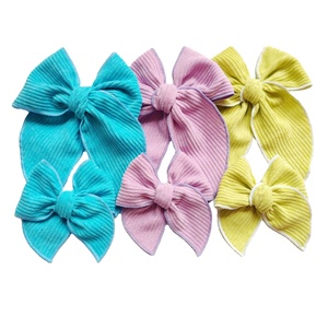 Bandeau arc en tissu côtelé de style européen 5cm pince crocodile ou style arc <span class=keywords><strong>fable</strong></span> en nylon - Product Image 6