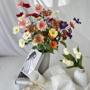 Nouvelle arrivée, <span class=keywords><strong>fleur</strong></span> d'<span class=keywords><strong>iris</strong></span> de la jungle pour la décoration de la maison, nouvelle conception de <span class=keywords><strong>fleur</strong></span> artificielle - Product Image 2