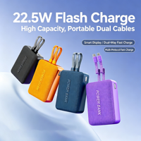 Neue Mini-Powerbank 30000 mAh Schlanke Tragbare Powerbanks USB-C Typ-C Kabel Externe Batterie Powerbanks 30000mAh Outdoor