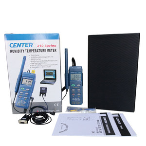 CENTER-310 เครื่องวัดอุณหภูมิและความชื้นแบบพกพา ช่วงอุณหภูมิ: -20~60C เครื่องวัดความชื้น - Product Image 3